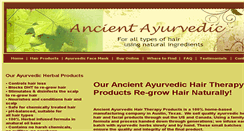 Desktop Screenshot of ancientayurvedic.com